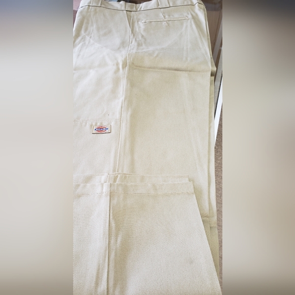 Dickies Khaki Work Pants with Cell Phone Pocket - Picture 2 of 5